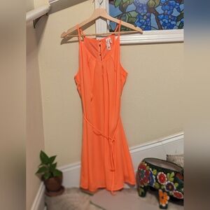 Pink owl dress large